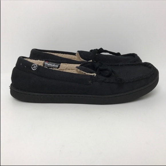 🍄 Men's Isotoner Thinsolate Slippers Size 8-9 - Picture 2 of 7